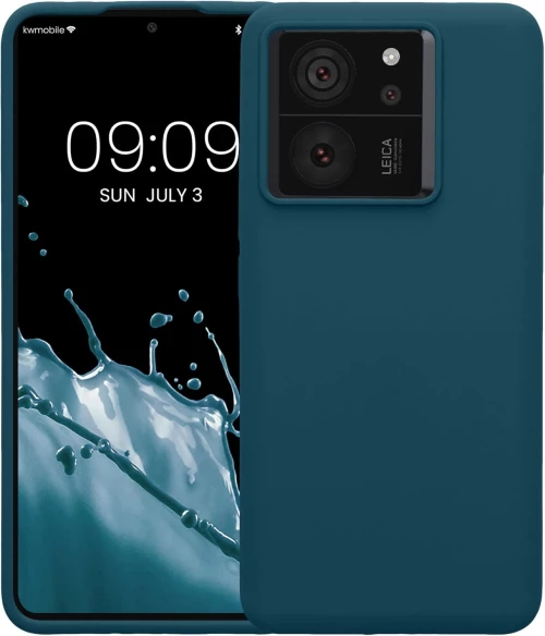Θήκη Xiaomi 13T / 13T Pro - KWmobile Soft Flexible Rubber Cover Σιλικόνης - Teal Matte (KWM000020IT002C)