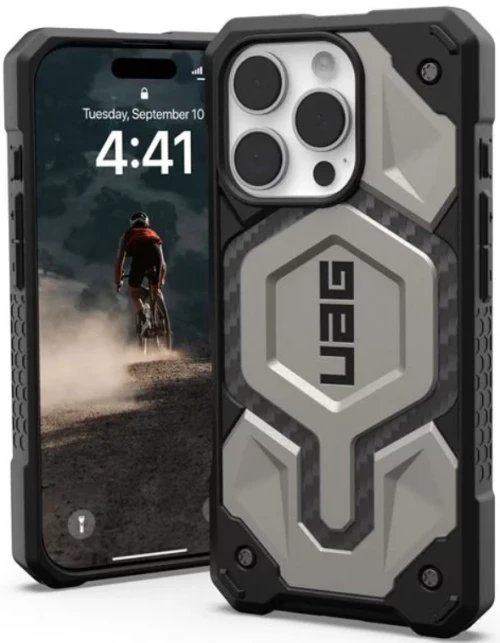 Θήκη Apple iPhone 16 Pro - UAG Monarch Pro Ανθεκτική με MagSafe - Titanium (114456113636)