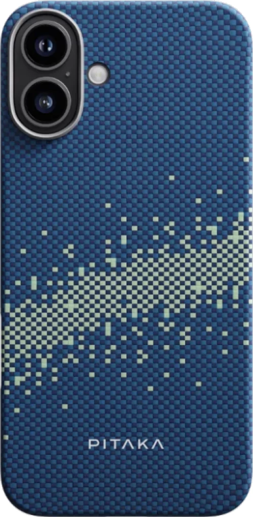 Θήκη Apple iPhone 16 - Pitaka StarPeak Tactile Woven MagEZ Case 6 Aramid Fiber Body με MagSafe - 1.04mm - 1500D - Milky Way Galaxy (KI1601MYG)