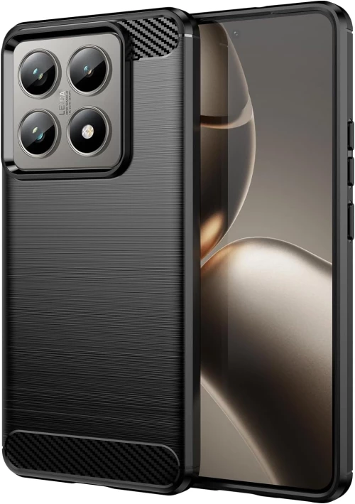 Θήκη Xiaomi 14T Pro Spacecase Carbon Σιλικόνης - Black (5905719113117)