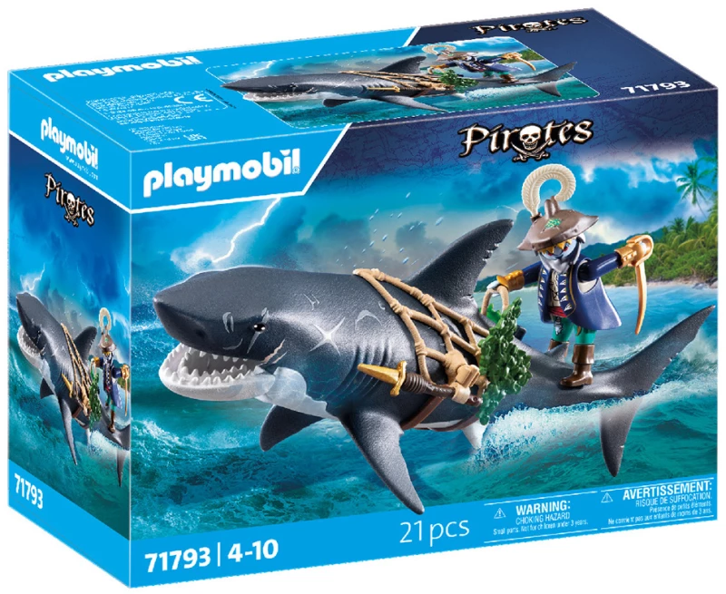 PLAYMOBIL PIRATES ΠΕΙΡΑΤΗΣ ΜΕ ΓΙΓΑΝΤΙΑΙΟ ΚΑΡΧΑΡΙΑ (#71793)