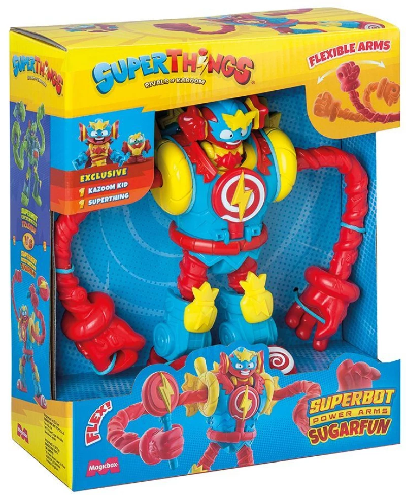 SUPERTHINGS ΜΙΚΡΟΠΛΑΣΜΑΤΑ SUPERBOT POWER ARMS ΜΕ ΦΙΓΟΥΡΕΣ SUGARFUN ΓΙΑ 4+ ΧΡΟΝΩΝ (#1013-62120)