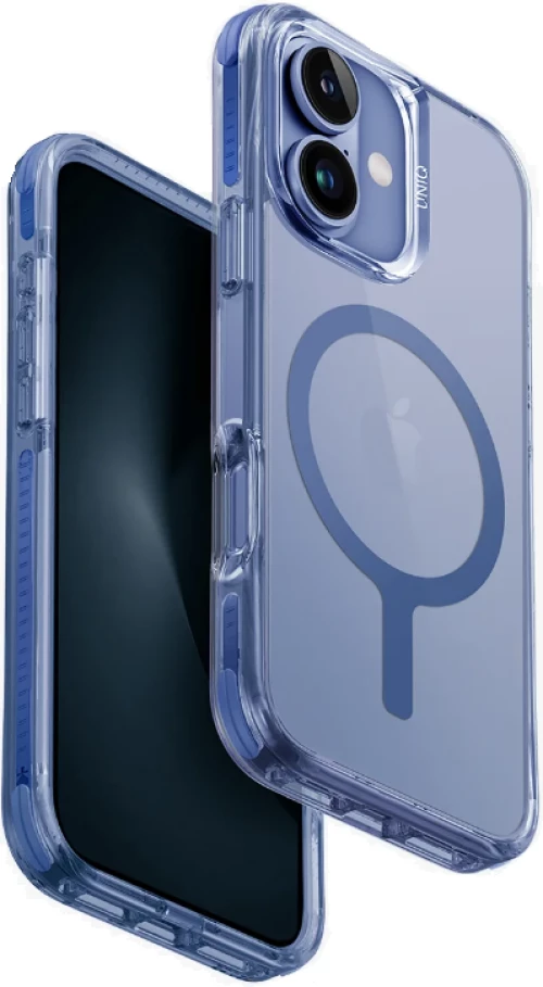 Θήκη iPhone 16 Uniq Combat MagClick Ανθεκτική με MagSafe - Pearl Blue (UNIQ-IP6.1(2024)-COMMPBLU)