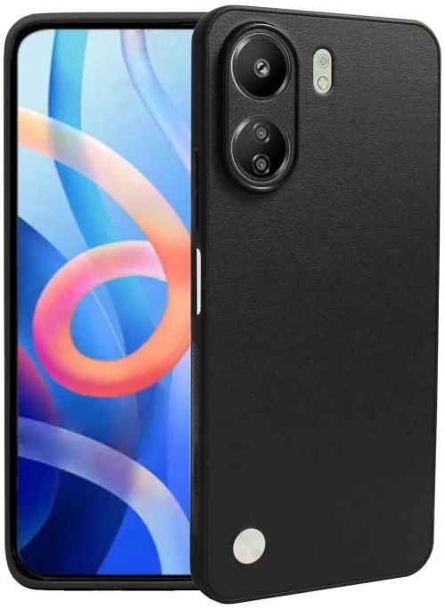 Θήκη Xiaomi Redmi 13C 4G / Poco C65 Bodycell Vegan Cover Σκληρή - Black (5206015078491)