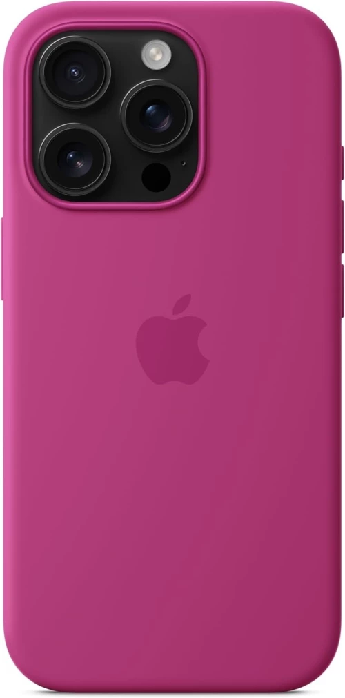 Θήκη iPhone 16 Pro Official Apple Silicone Case Σιλικόνης με MagSafe - Fuchsia (MYYN3ZM/A)
