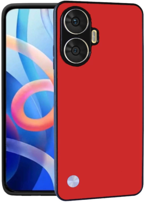 Θήκη Realme C55 Bodycell Vegan Cover Σκληρή - Red (5206015076329)