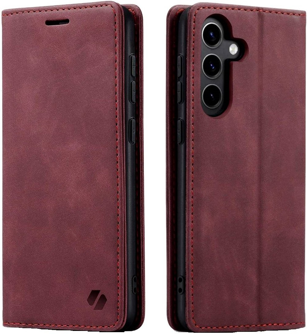 Θήκη Samsung Galaxy S24 FE Spacecase Wallet Πορτοφόλι - Red (5905719113964)