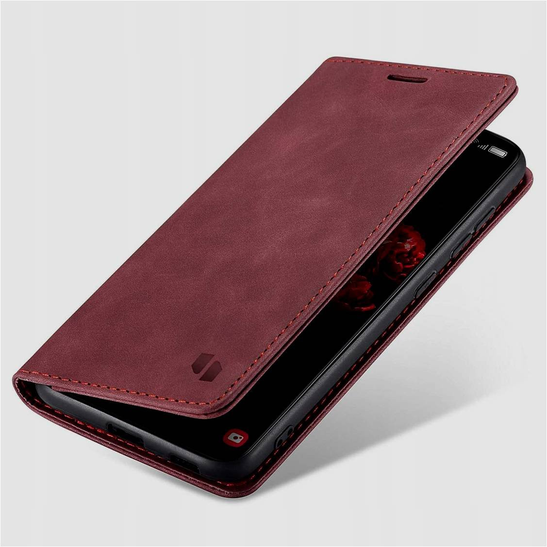Θήκη Samsung Galaxy S24 FE Spacecase Wallet Πορτοφόλι - Red (5905719113964)