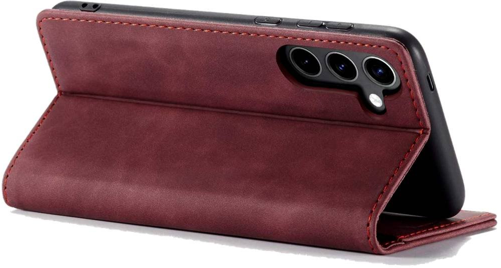 Θήκη Samsung Galaxy S24 FE Spacecase Wallet Πορτοφόλι - Red (5905719113964)