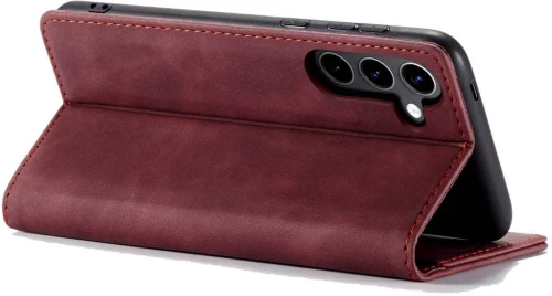 Θήκη Samsung Galaxy S24 FE Spacecase Wallet Πορτοφόλι - Red (5905719113964)
