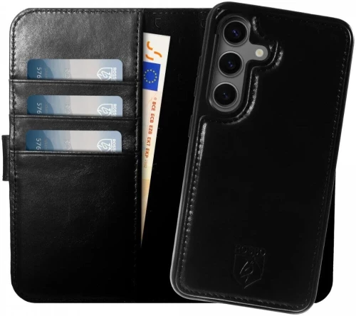 Θήκη Samsung Galaxy S25 Plus Rosso Elite Δερμάτινο Πορτοφόλι με MagSafe - Black (8719246463389)