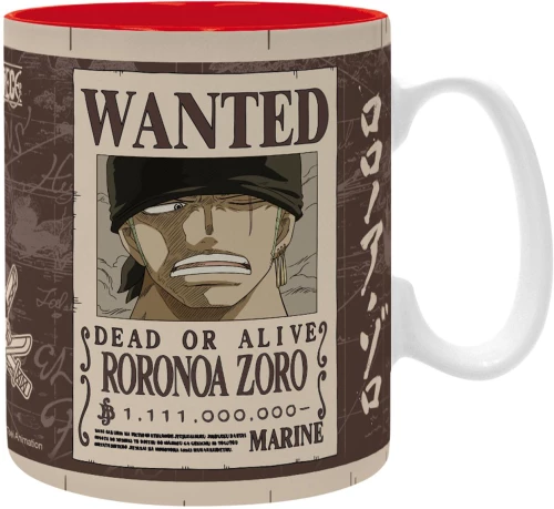 Abysse one Piece - Zoro Wanted mug (460 ml) (Abymuga582)