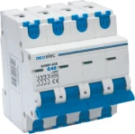MCB 4P D20 6kA 4M