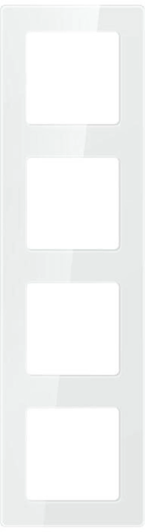 Avatto Τετραπλό Πλαίσιο Διακόπτη n-Ts10-Frame-w4 (Λευκό)