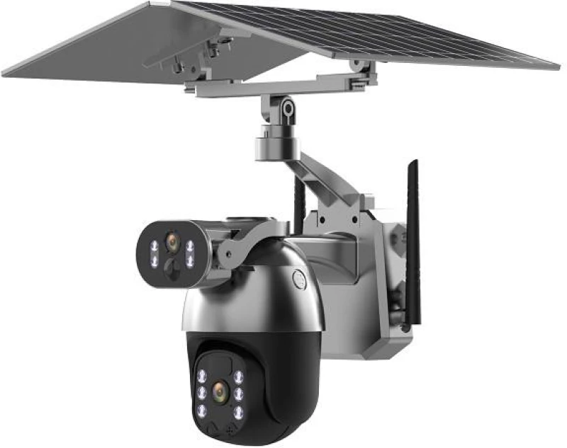 Κάμερα Παρακολούθησης 4G Full HD+ Αδιάβροχη με Ηλιακά πάνελ Q5Max Μαύρη