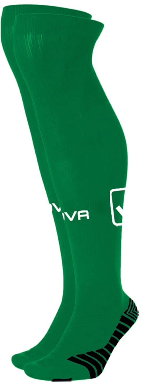 GIVOVA CALZA HIGH SOCCER SOCKS GREEN/WHT C031-1303