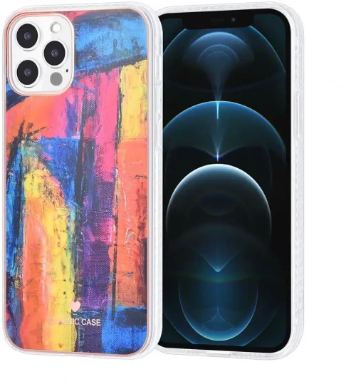 UNIQ Classic Case iPhone 12 - 12 Pro TPU Back Cover - Graffiti Art