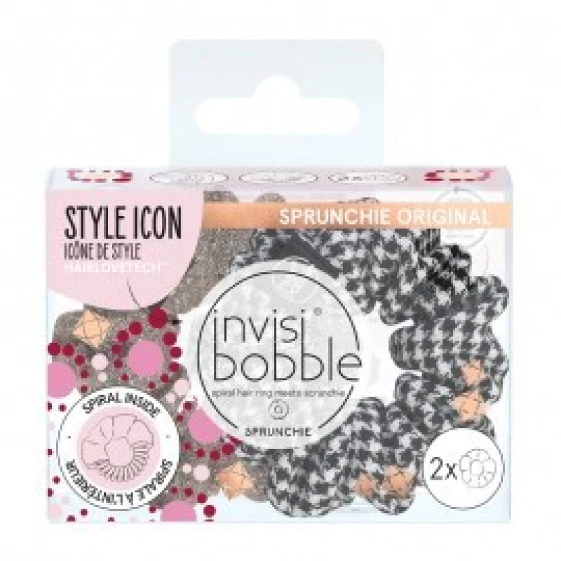 Invisibobble British Royal Sprunchie Duo Ladies Who Sprunch Λαστιχάκια Μαλλιών 2 Τεμάχια