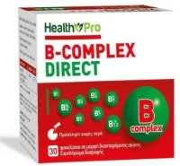HEALTH PRO B-Complex Για Τη Φυσιολογική Λειτουργία Του Νευρικού Συστήματος 30 Φακελίσκοι