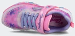 SKECHERS Lighted Satin Gore & Strap W/ Sparkle Mesh & Glitter Overlays - 302696-LPMT