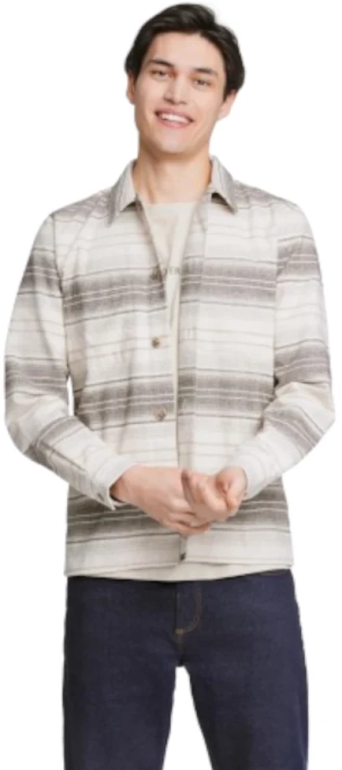 Lindbergh Man Stripe Overshirt