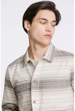 Lindbergh Man Stripe Overshirt