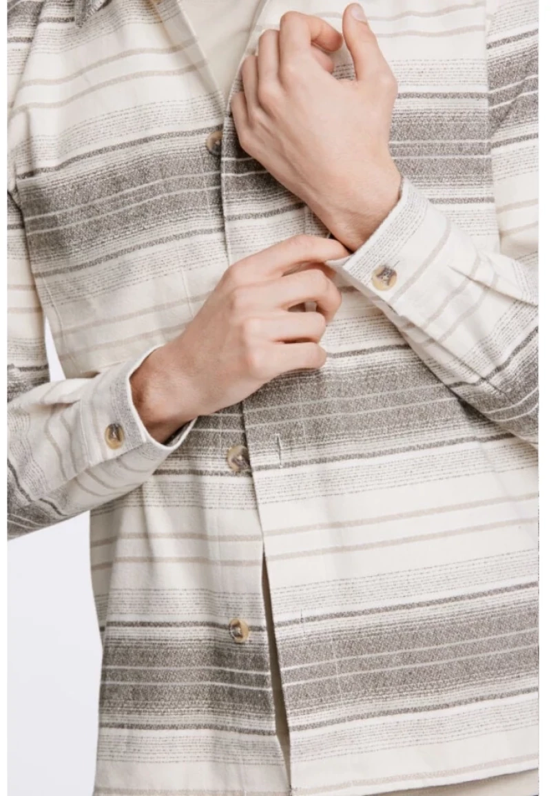 Lindbergh Man Stripe Overshirt