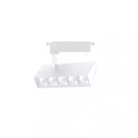 Σποτ Φωτιστικό Μονοφασικής Ράγας 20W IP20 3CCT Inlight T1-05800-White Λευκό