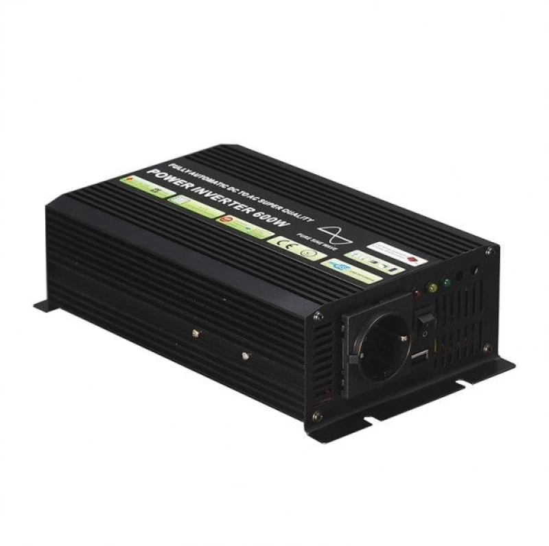 Inverter 600W 24VDC IP20 Μαύρο PIP624N Aca PIP624N Μαύρο