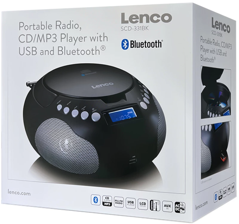 LENCO SCD-331BK