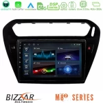 Bizzar M8² Series 8Core Android14 4+32GB Citroen C-Elysee / Peugeot 301 Navigation Multimedia Tablet 9" Με Carplay & Android Aut U-M82-CT0070BL
