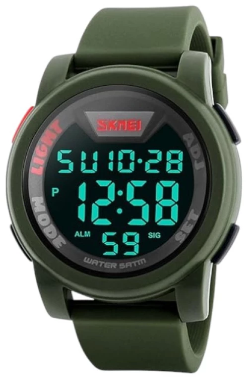 Ψηφιακό ρολόι χειρός – Skmei - 1218 - Green 212186_army