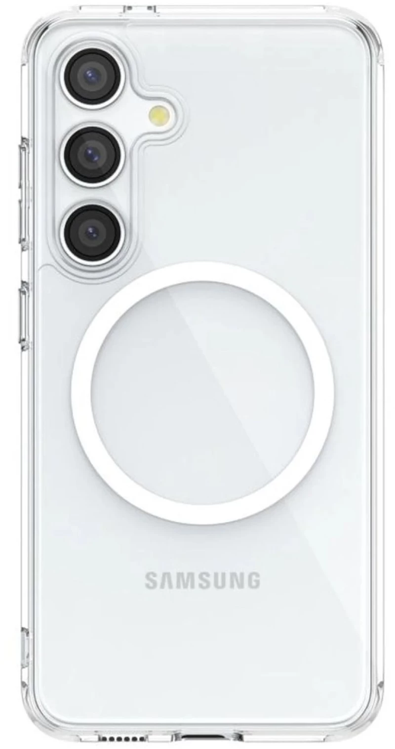 Θήκη Προστασίας Σιλικόνης Clear Case Με Magsafe S25