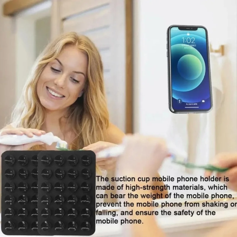 Αυτοκόλλητη Βεντούζα  Σιλικόνης για Κινητά Τηλέφωνα Γαλάζιο