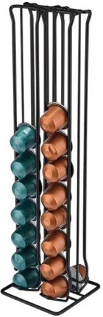 Θήκη για κάψουλες Nespresso μεταλλική Υ37x9,5x9εκ.