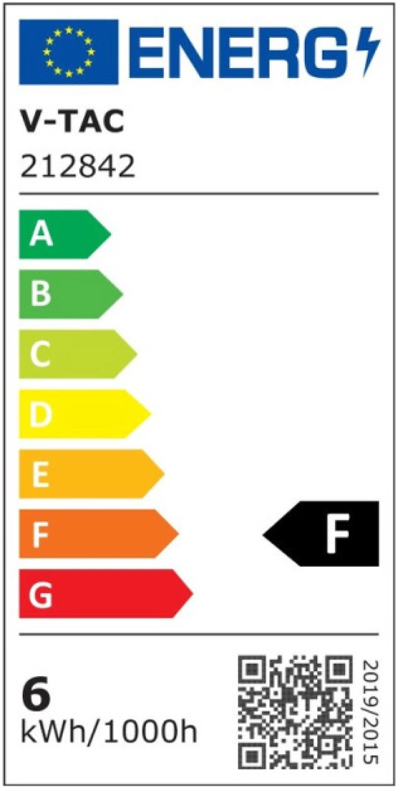 V-TAC Λάμπα LED για Ντουί E27 και Σχήμα G45 Θερμό Λευκό 212842