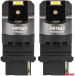 ΛΑΜΠΑΚΙΑ P27W 12/24V 6.000K 2SMD LED FULL CAN-BUS ΛΕΥΚΟ PRO SERIES AMIO - 2 Τεμ.
