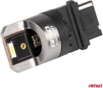 ΛΑΜΠΑΚΙΑ P27W 12/24V 6.000K 2SMD LED FULL CAN-BUS ΛΕΥΚΟ PRO SERIES AMIO - 2 Τεμ.