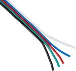 GloboStar® 70737 Εύκαμπτο Πλακέ Καλώδιο 1m RGBW 5 x 0.75mm²