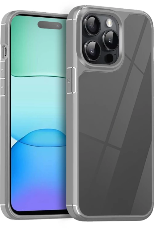 TechWave Color Shield case for Apple iPhone 15 Pro grey