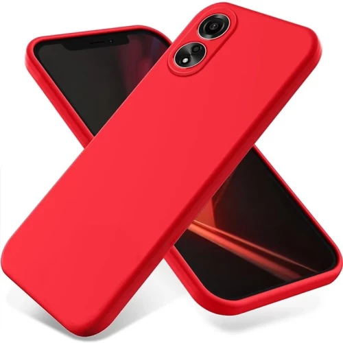 TechWave Soft Silicone case for Oppo A58 4G red