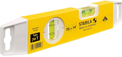 Αλφάδι 25cm με 2 μάτια Type 70 T STABILA 02199