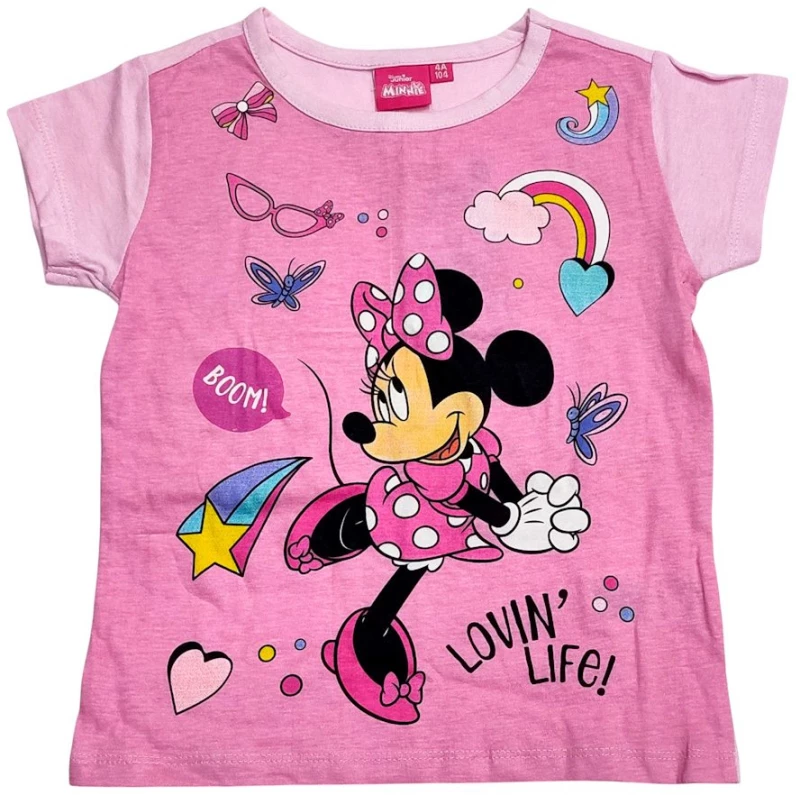 ΠΙΤΖΑΜΑ ΚΟΡΙΤΣΙ DISNEY MINNIE MIN-1335 ΡΟΖ (3-8 ΕΤΩΝ)