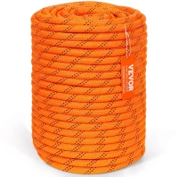 VEVOR Arborist Tree Climbing Rope Double Braid Polyester 1/2" x 220' 48-Strand