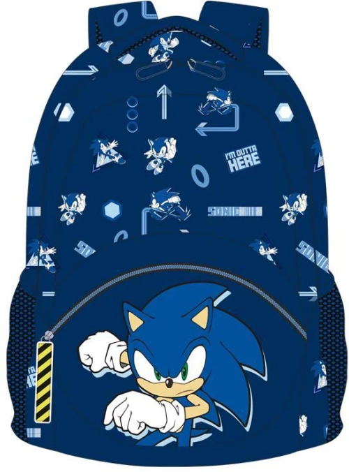 Τσάντα πλάτης δημοτικού Sonic Y42εκ.