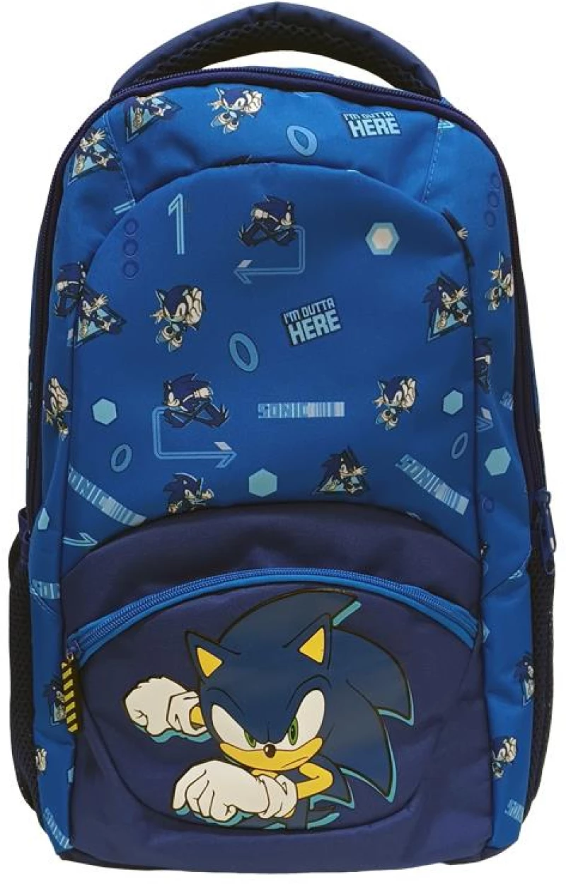 Τσάντα πλάτης δημοτικού Sonic Y42εκ.