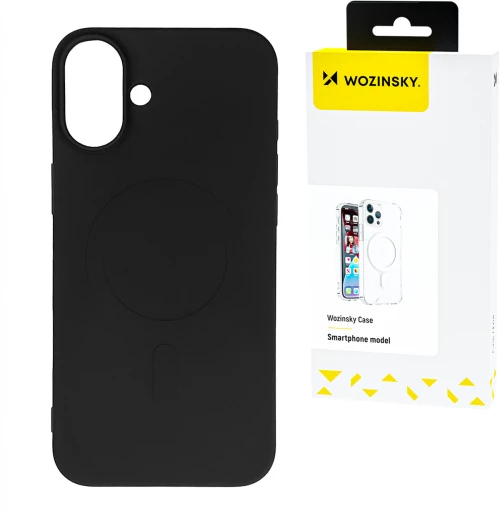 Wozinsky Silicone Case Magsafe Magnetic Case for Samsung Galaxy S25 - Black