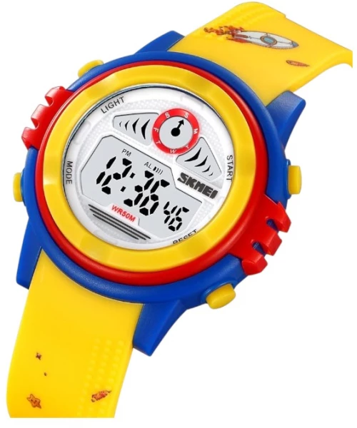 Παιδικό ψηφιακό ρολόι χειρός – Skmei - 2266 - Yellow