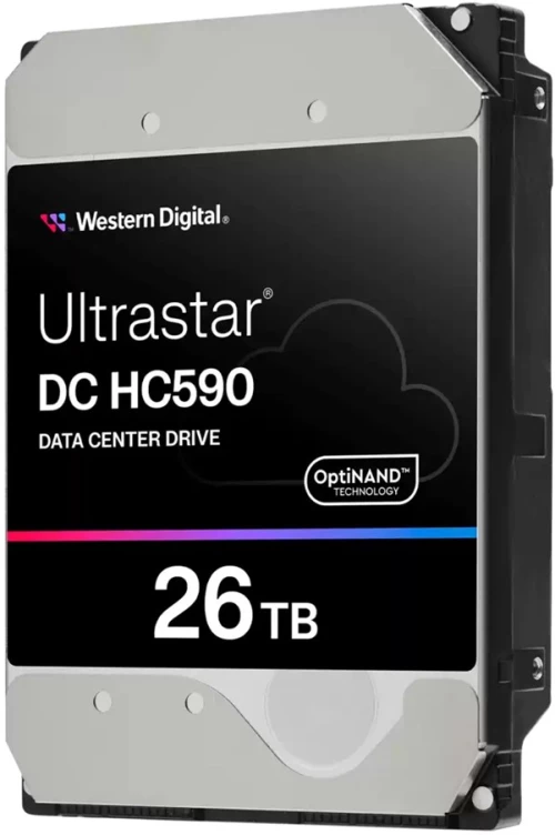 Western Digital DC HC590 internal hard drive 26 TB 7200 RPM 3.5" SAS
