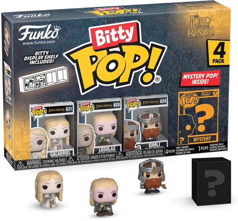 Blister 4 figures Bitty POP The Lord of the Rings Galadriel